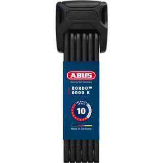 ABUS Bordo 6000K/90 Schwarz Faltschloss