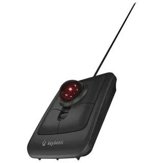 KeySonic Ksm-4006-ut Corded Trackball-Maus schwarz
