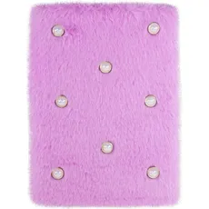 Tinka Magic, Heft + Block, Tinka - Plush Diary with Lock - Purple w. Pears (8-802149)