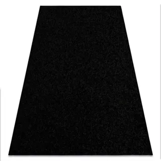 RugsX Teppichboden 100 x 400 cm Schwarz