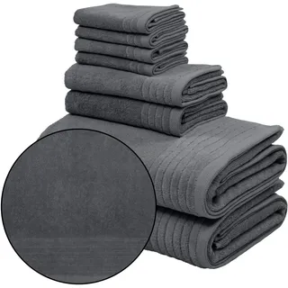 OTTO home Sanremo Premium Handtuchset 8-tlg. grau