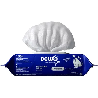 Douxo Skin & Coat SPA Feuchttücher für Hund und Katze 100 Tücher