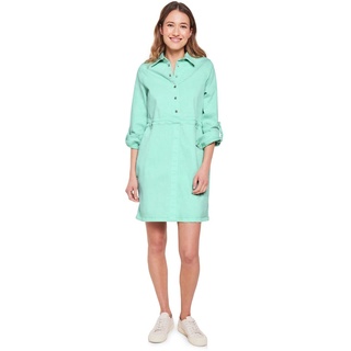 CECIL Damen B143530 Jeanskleid, Clary Mint, X-Large