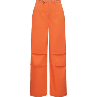 Ragwear Stoffhose "Stoffhose Paragata" Stylische Parachute-Hose mit Kordelzügen, orange