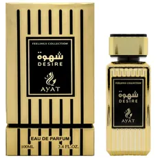 Feelings Eau de Parfum Ayat Perfumes, 100 ml, hergestellt in Dubai, mit Noten von Mandarine, Vanille, Moschus und Holz, orientalisch, perfekt für Damen und Herren (Desire)