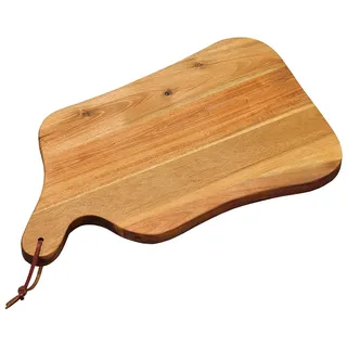 KESPER Schneid- und Servierbrett Akazienholz 1 Stück 37,5 x 23 x 1,5 cm Braun