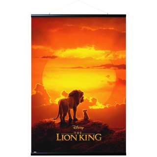 Erik Magnetische Posterleiste mit Poster - Disney Der König der Löwen One Sheet - Poster mit Rahmen