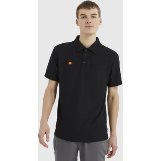 Ellesse Herren Bertola Feuchtigkeitsdocht 3-Knopf-Golf Polo - Schwarz - XXL