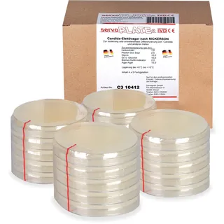 Servoprax servoPLATE Nährböden Pilz Agar nach Kimmig (20-er Pack)