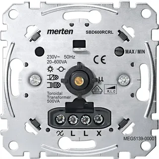 Merten Dimmer Universal-Drehdimmer-Einsatz 20-600 W/VA