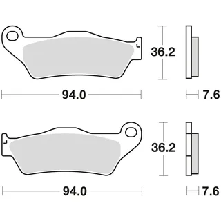 TRW Bremsbelagsatz TRW MCB648