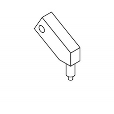 Mahr 5113647 Ul-F Schwenkelement, lang, 30 Grad Winkel, 75 mm Länge