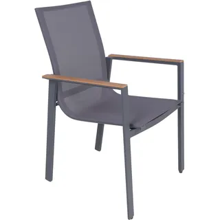 Garden Pleasure SILEA Stapelstuhl 56 x 60 x 90 cm braun 2 St.