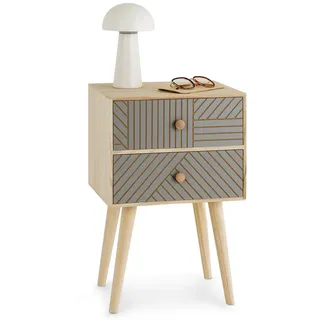 Idimex Nachttisch Pelo - Holz, Kiefer, Mode, 35x53x28 cm, Schlafzimmer, Nachttische