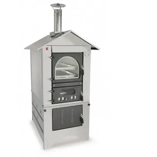 Clementi Holzofen Master Ganz Inox 45X80
