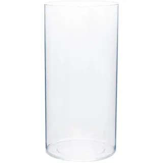 Royal Imports Blumenvase, Acryl-Zylinder, dekoratives Herzstück für Zuhause oder Hochzeit, Nicht zerbrechlicher Kunststoff, 12,7 x 25,4 cm, rund, transparent