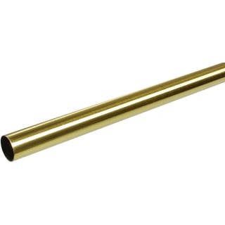 Liedeco Gardinenstange, 1 läufig-läufig, Fixmaß Liedeco mattgoldfarben L: 200 cm   Ø 16 mm