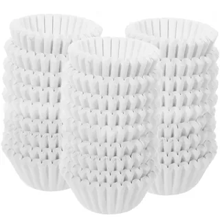Sosoport Mini-Muffinförmchen Aus Papier 1000 Stück Einweg Cupcake Formen Lebensmittelecht Backzubehör Für Muffins Süßigkeiten Hochzeit Weihnachten 1.57X1.57X0.79In