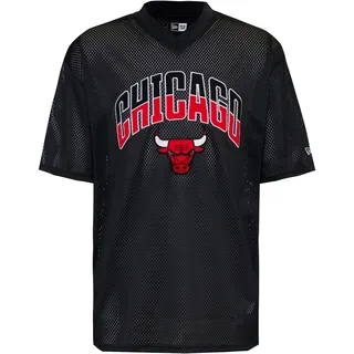 New Era Mesh Chicago Bulls Kurzarm-t-shirt - Black - S