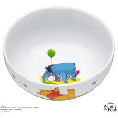 Bild Disney Winnie Pooh Kindergeschirr Müslischale Kinder 13,8 cm, Porzellan Schüssel, spülmaschinengeeignet, farb- und lebensmittelecht