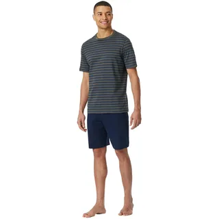 SCHIESSER Schlafanzug kurz Blau 4XL