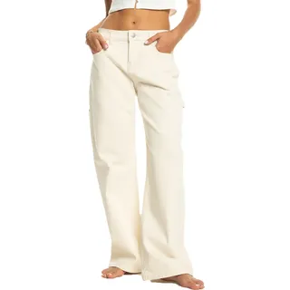 Roxy Damen Jeans FINLEY WORKER REGULAR, Größe:29, Farben:bone - Beige