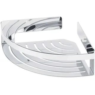 Tiger Caddy Duschkorb, Eckversion groß, Duschablage aus verchromten Edelstahl