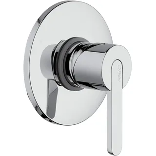 Paini - Gaia 690 Mischbatterie für Badezimmer, Einhebelmischer für Unterputz-Dusche, verchromte und glänzende Oberflächen, attraktives Design, komplett in Italien hergestellt und verarbeitet.