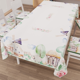 PETTI Artigiani Italiani - Fleckabweisende rechteckige Tischdecke für Partys und Geburtstage für Kinder, Tischabdeckung für Küche, Partydesign, 02 x 6 Plätze (140 x 180 cm), 100% Made in Italy