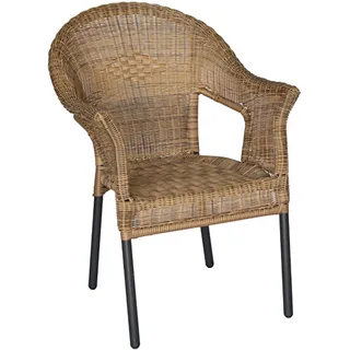 Merxx Ravenna Gartenstuhl 61 x 67 x 87 cm natur 2 St.
