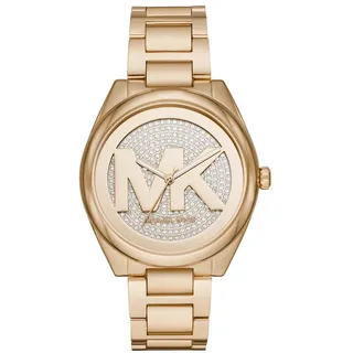 Michael Kors Janelle Watch für Damen, Quarz-Dreizeigerwerk mit Edelstahl- oder Silikonarmband