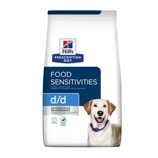 4kg Hill's Prescription Diet d/d Food Sensitivities Hrană câini cu rață & orez