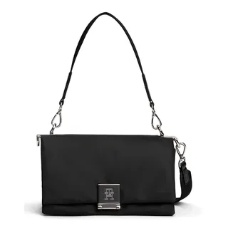 Tommy Hilfiger »TH HER MED CROSSOVER NYLON SV«, Damen, Tragetasche, Abendtasche, Clutch mit edlem TH-Steckverschluss,