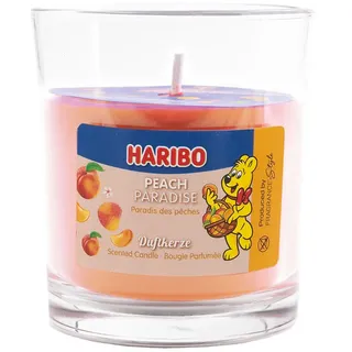 Duftkerze Haribo , Orange , Naturmaterialen, Glas, Textil , 8.5 cm , Dekoration, Kerzen & Kerzenhalter, Duftkerzen