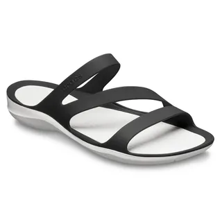 Crocs Swiftwater Sandal W Sandalen, Black/White, 36/37 EU