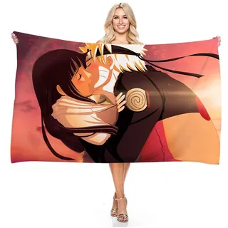 Anime Naruto Uzumaki Sasuke Strandtuch Kakashi Hy?ga Badetücher Kinder Pool Handtuch - Uzumaki Naruto 08 - 140x180cm