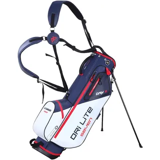 Big Max Dri Lite Seven G Standbag - 2024 Golf Tragebag (White-Navy-red)