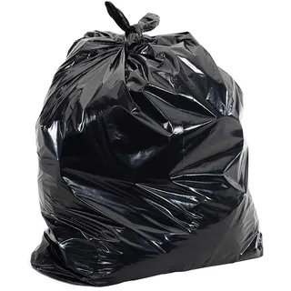 aluf Kunststoffe rcm-3858 Coex + Microban niedrige Dichte Blend Star Dichtung Tasche auf kernlosen Rolle, 55–60 Liter Kapazität, 147,3 cm Länge x 96,5 cm Breite, 45 lbs Max laden, schwarz (100 Stück)