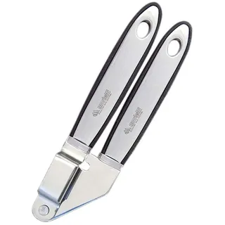Marietti UTL019 Knoblauchpresse aus Edelstahl, 6 Stück