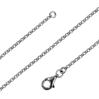 Avesano Erbskette 925 Sterling Silber Damen Halskette Silberkette 1,7 mm in Länge 38 cm verfügbar 101011-038