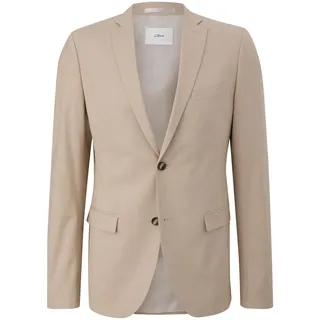 s.Oliver Herren 2140779 Business-Anzug Jacke, 80M1 beige, 46