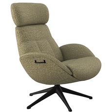 Bild Relaxsessel »Relaxchairs Elegant«, Premium Komfort, Rücken- & Kopfteilverstellung, drehbar, Fuß schwarz grün