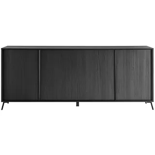 INOSIGN Sideboard »City«, Breite ca. 205 cm, schwarz