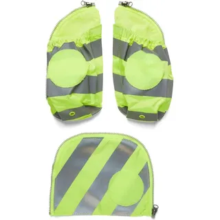 ergobag Fluo Seitentaschen Sicherheitsset 3tlg. mit Reflektorstreifen gelb