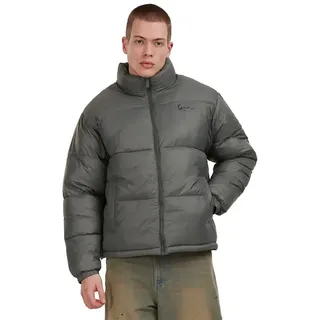 Karl Kani Small Signature Embossed Logo Pufferjacke - Grey - L