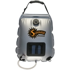 Advanced Elements Unisex-Erwachsene Solardusche 5 Gallon Summer Shower, Silber/schwarz, 22.27