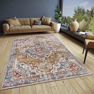 HANSE HOME "Strozzi", rechteckig 8 mm Höhe Läufer, Orientalisch, Kurzflor, Wohnzimmer, Schlafzimmer, Esszimmer,