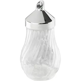 FMprofessional 22547 Mehrzweckschütter 280 ml, Glas/Kunststoff, Silber