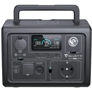 Bluetti EB3A Portable Powerstation 0,268 kWh