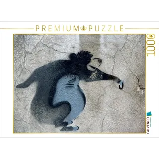CALVENDO Puzzle EIN Bild aus dem Kalender Stencil Art IN Berlin 2017 / UK-Version | 1000 Teile Lege-Größe 64 x 48 cm Foto-Puzzle für glückliche Stunden
